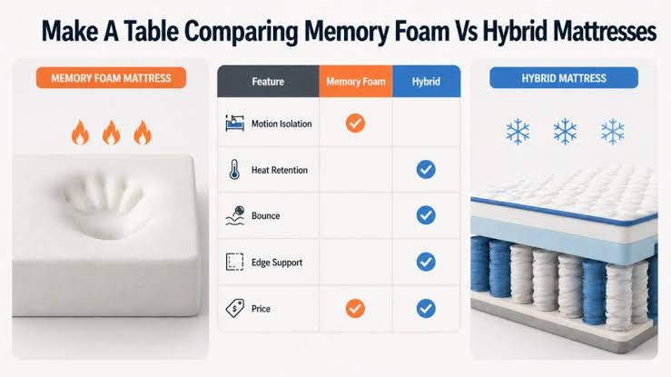 2026 Affordable Foam Mattress Comparison Table