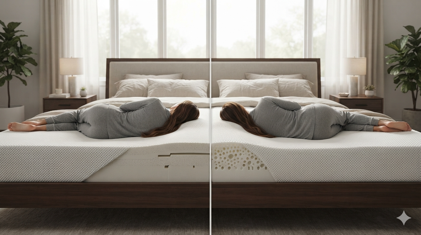 Memory Foam vs Comfort Foam
